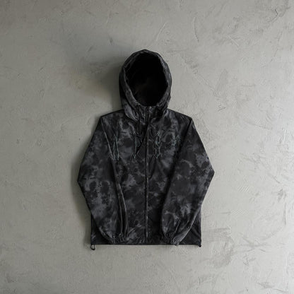 TS Washed Arch Windbreaker - Black