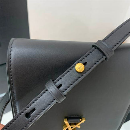 YSL Kaia North/South Satchel - Black