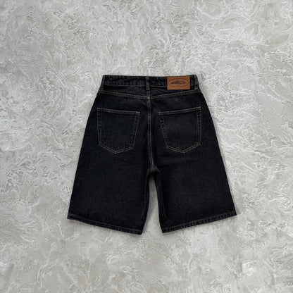 Crtez Island Denim Shorts - Black