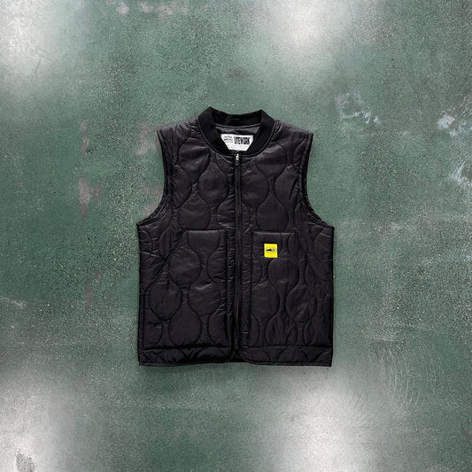 Crtez Guerillaz Lightweight Quilted Vest - Black