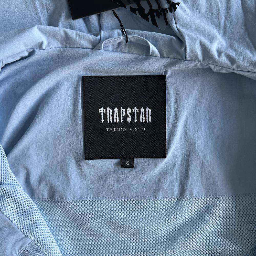 TS Decoded Windbreaker Jacket - Light Blue
