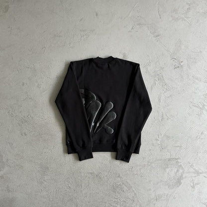 Syn Round Neck Set - Black
