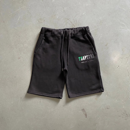 TS Chenille Decoded Short Set - Black/White/Grey