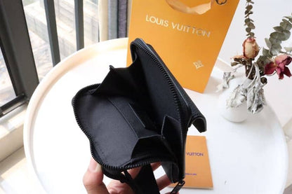 LV Phone Pouch - Black