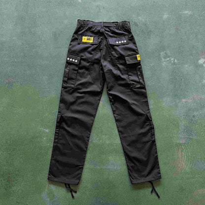 Crtez 4 star Cargo Pants - Black