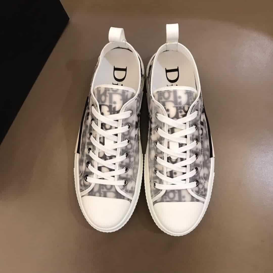 Dior B23 Low-Top Shoes - Grey