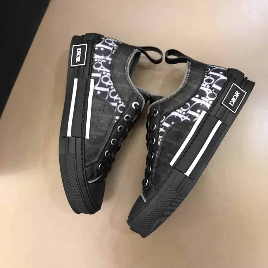 Dior B23 Low-Top Shoes - Black