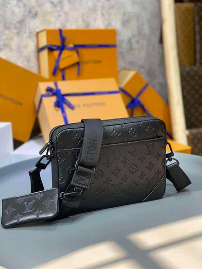 LV Duo Messenger Bag - Black
