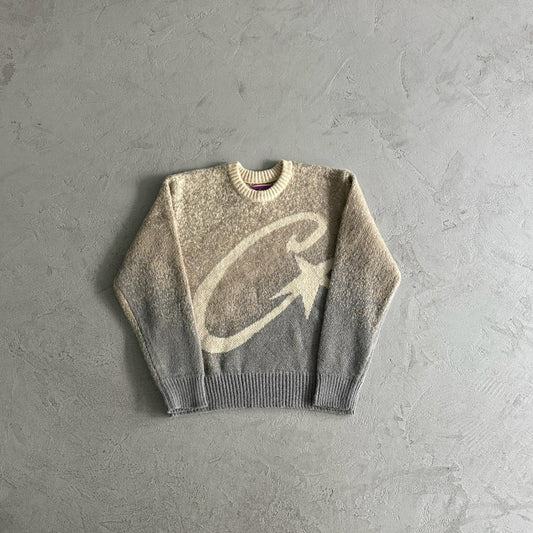 Crtez C-Star More Hair Knit Sweater - Grey