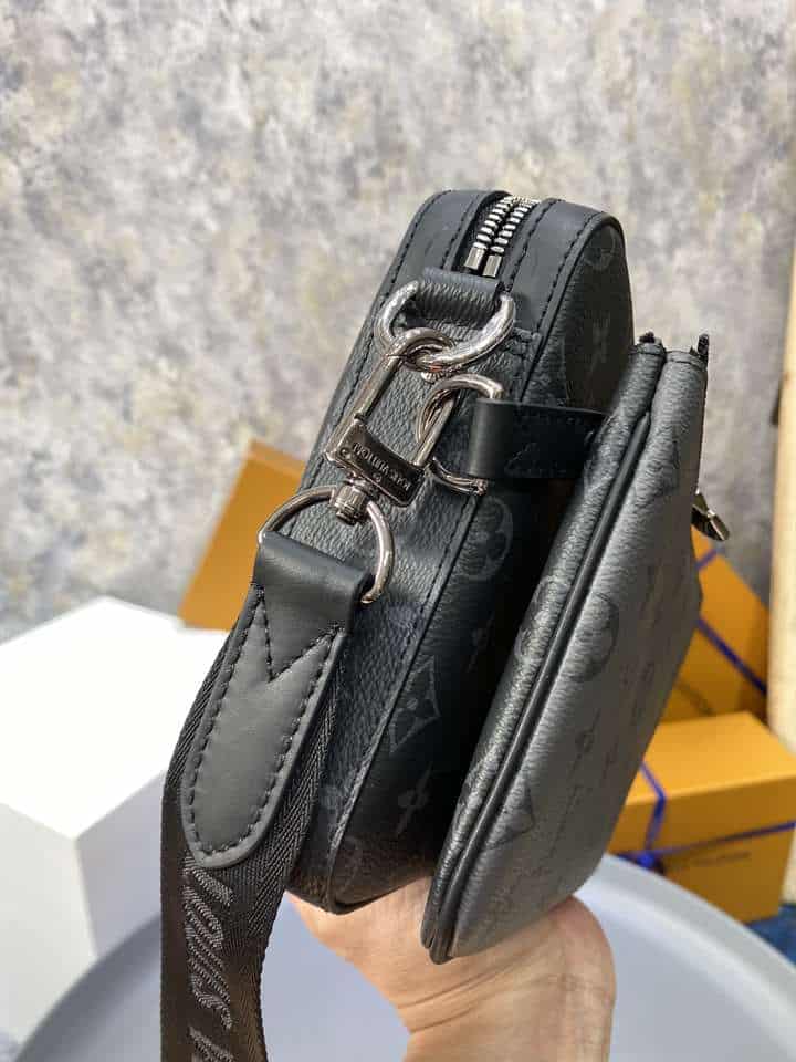 LV Trio Messenger Bag - Black/Grey