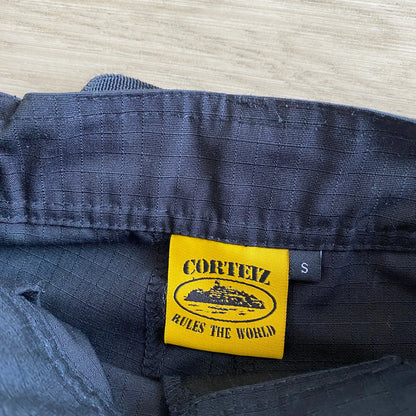 Crtez New Cargo Shorts - Black
