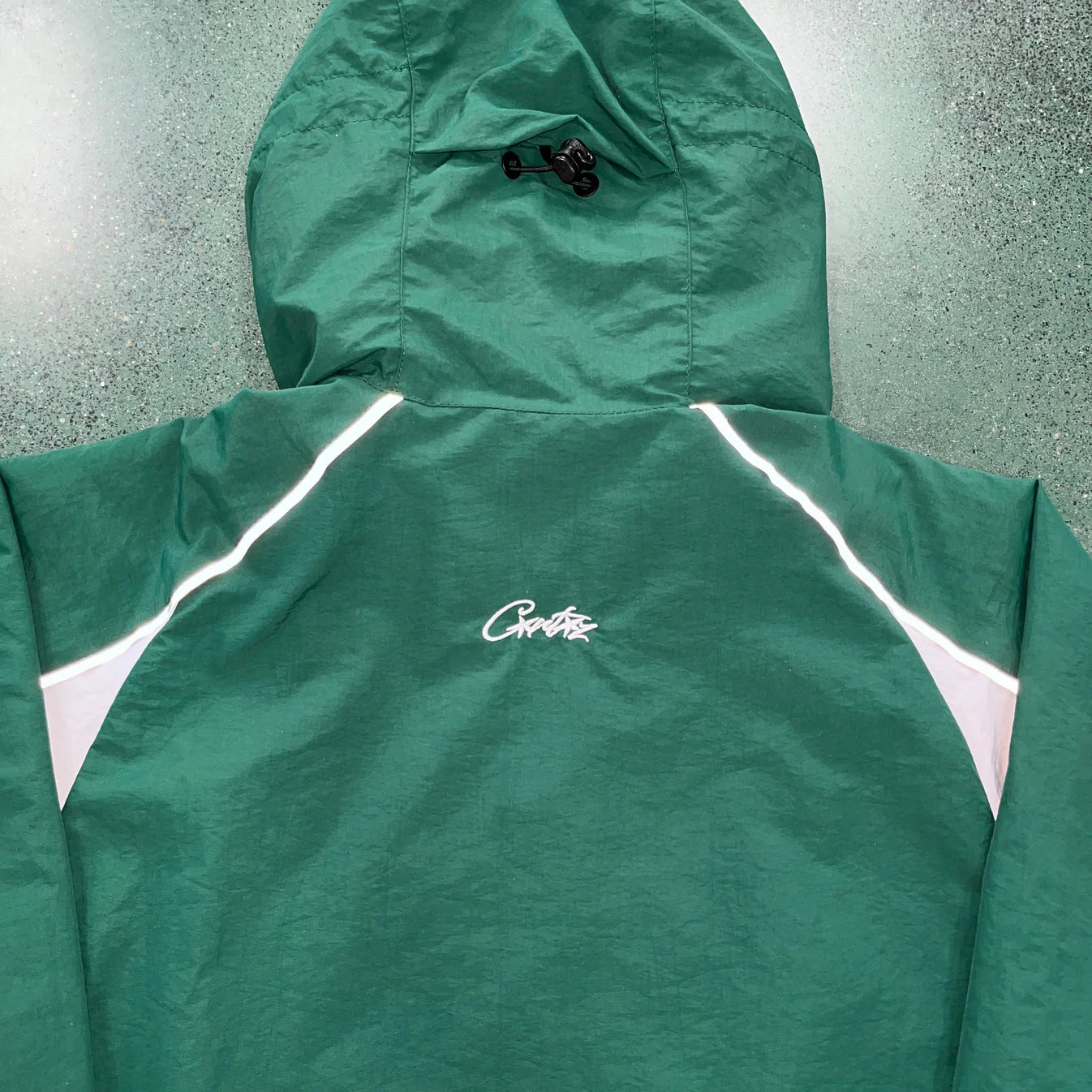 Crtez Alcatraz Windbreaker - Green/White