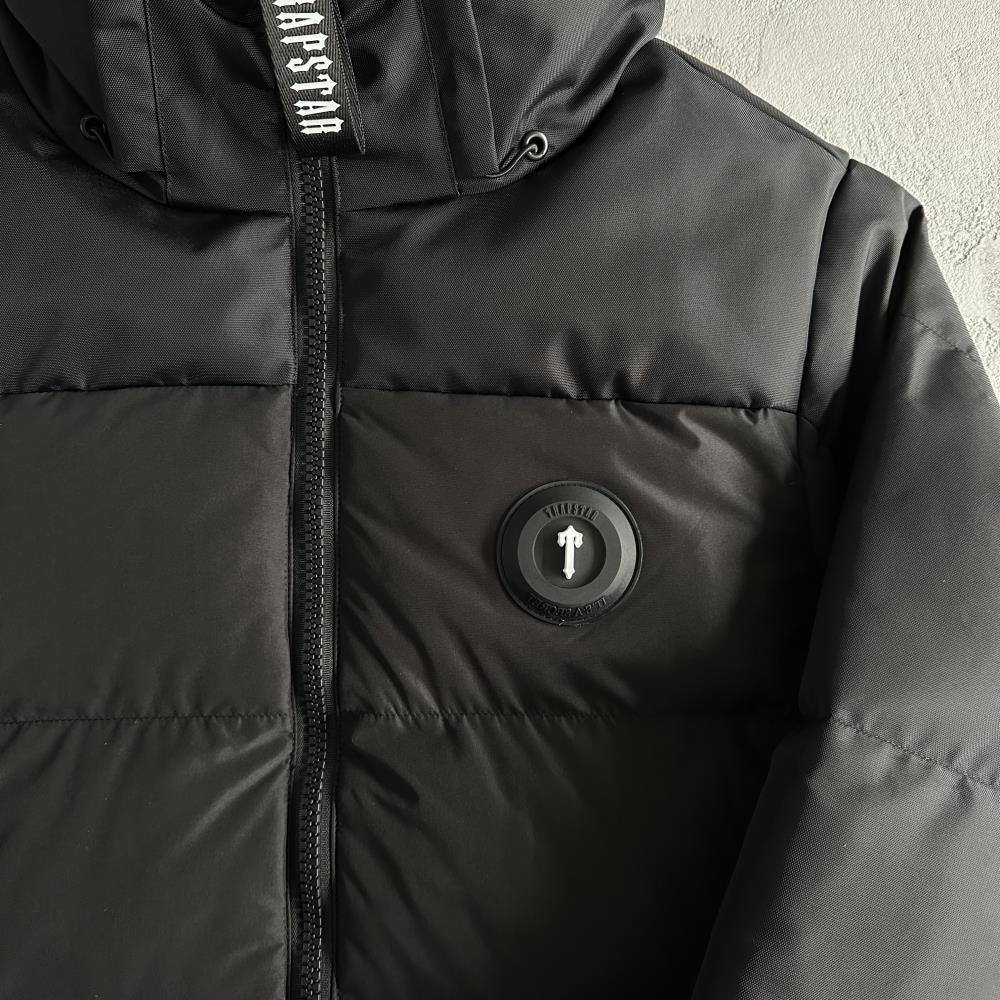 TS Decoded Puffer Jacket - Black/Black
