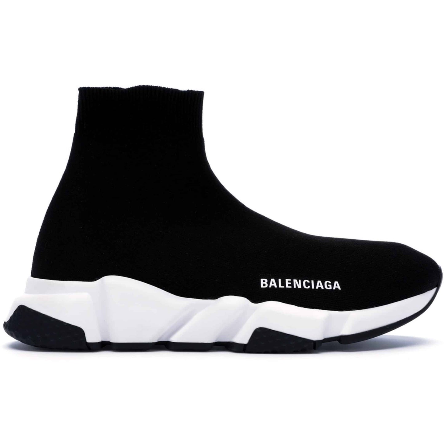 Balenciaga Speed Knit Sneakers - Black/White
