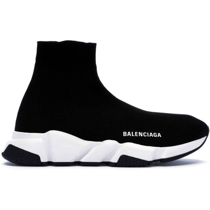 Balenciaga Speed Knit Sneakers - Black/White