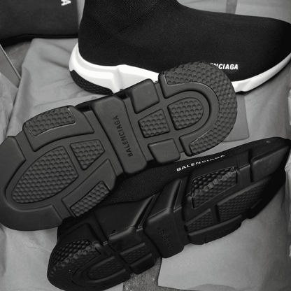 Balenciaga Speed Knit Sneakers - Black