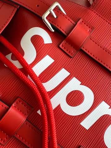 LV X Supreme Christopher PM Backpack - Red