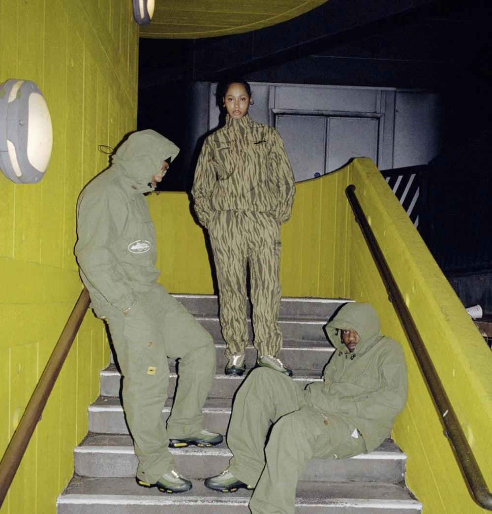 Crtez Slant Pocket Jacket - Military Green