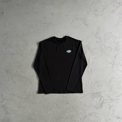 Synarchy Long Sleeve - Black/Baby Blue