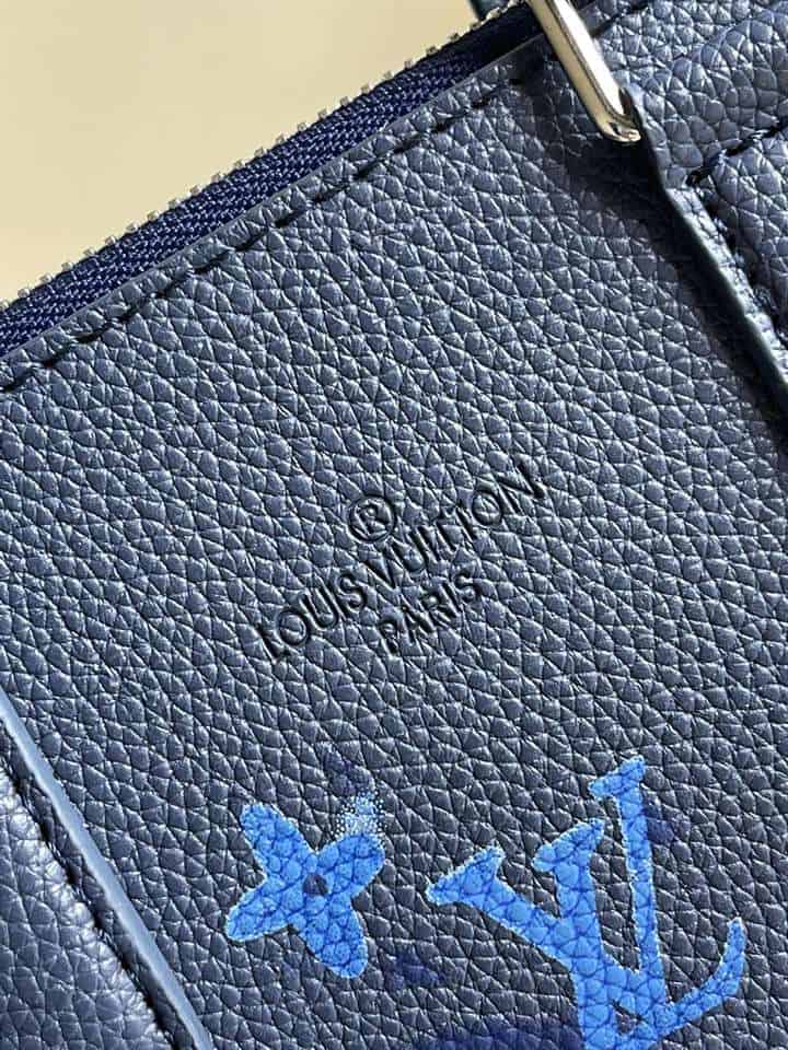 LV Sac Plat Zippe - Blue