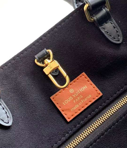 LV On The Go MM Bag - Black