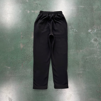 TS Script Zip Through Tracksuit - Black Washed