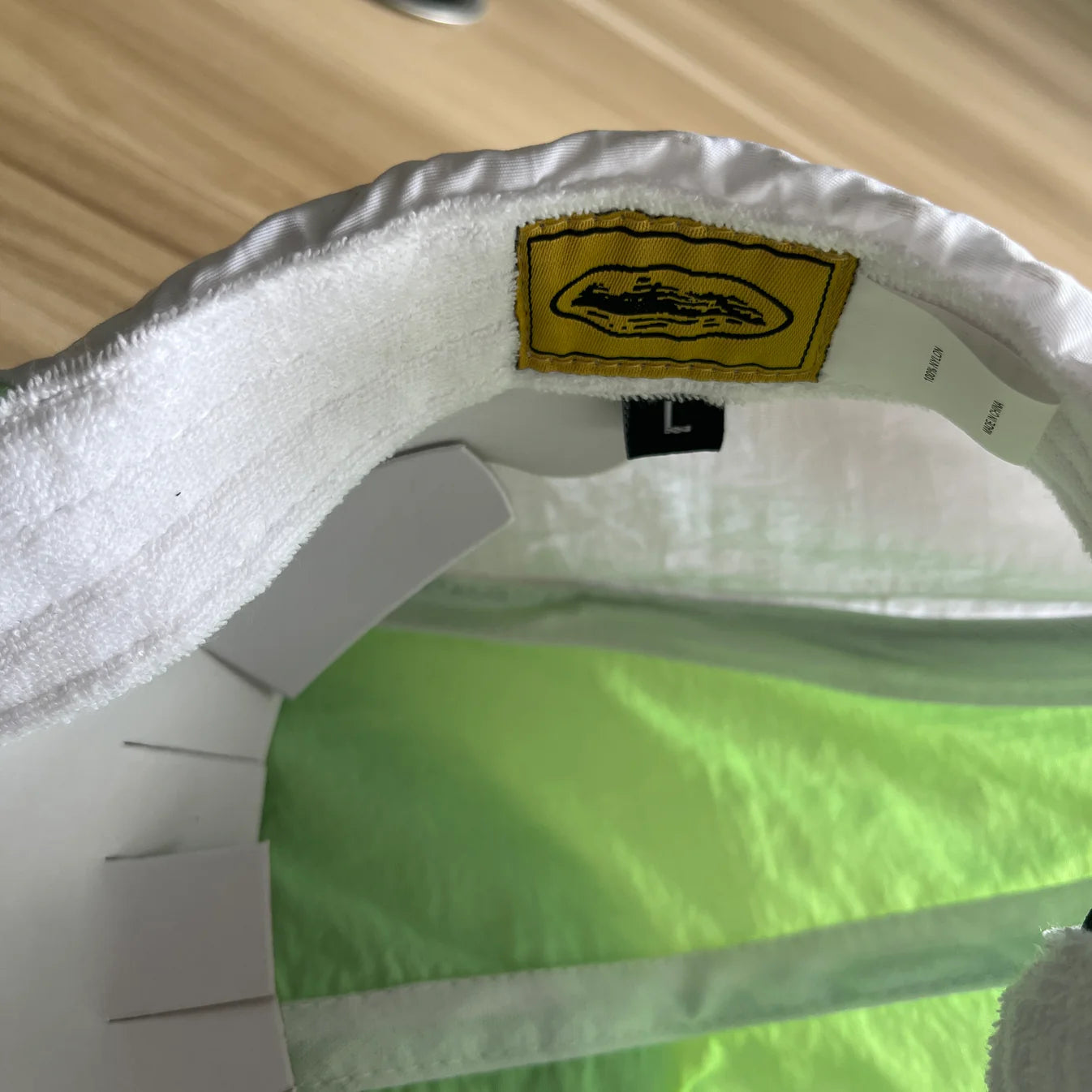 Crtez Drawstring Cap - Fluorescent Green