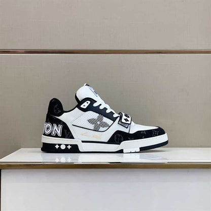 LV Trainer Sneakers - White/Black