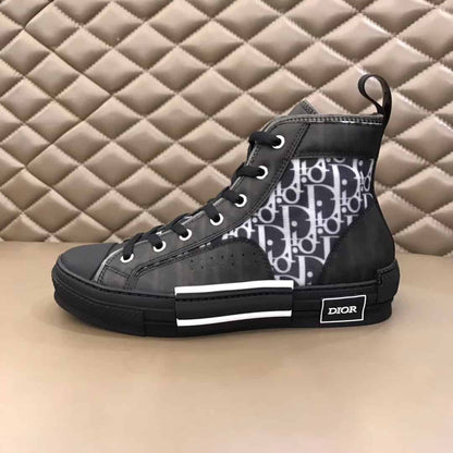 Dior B23 High-Top Shoes - Black