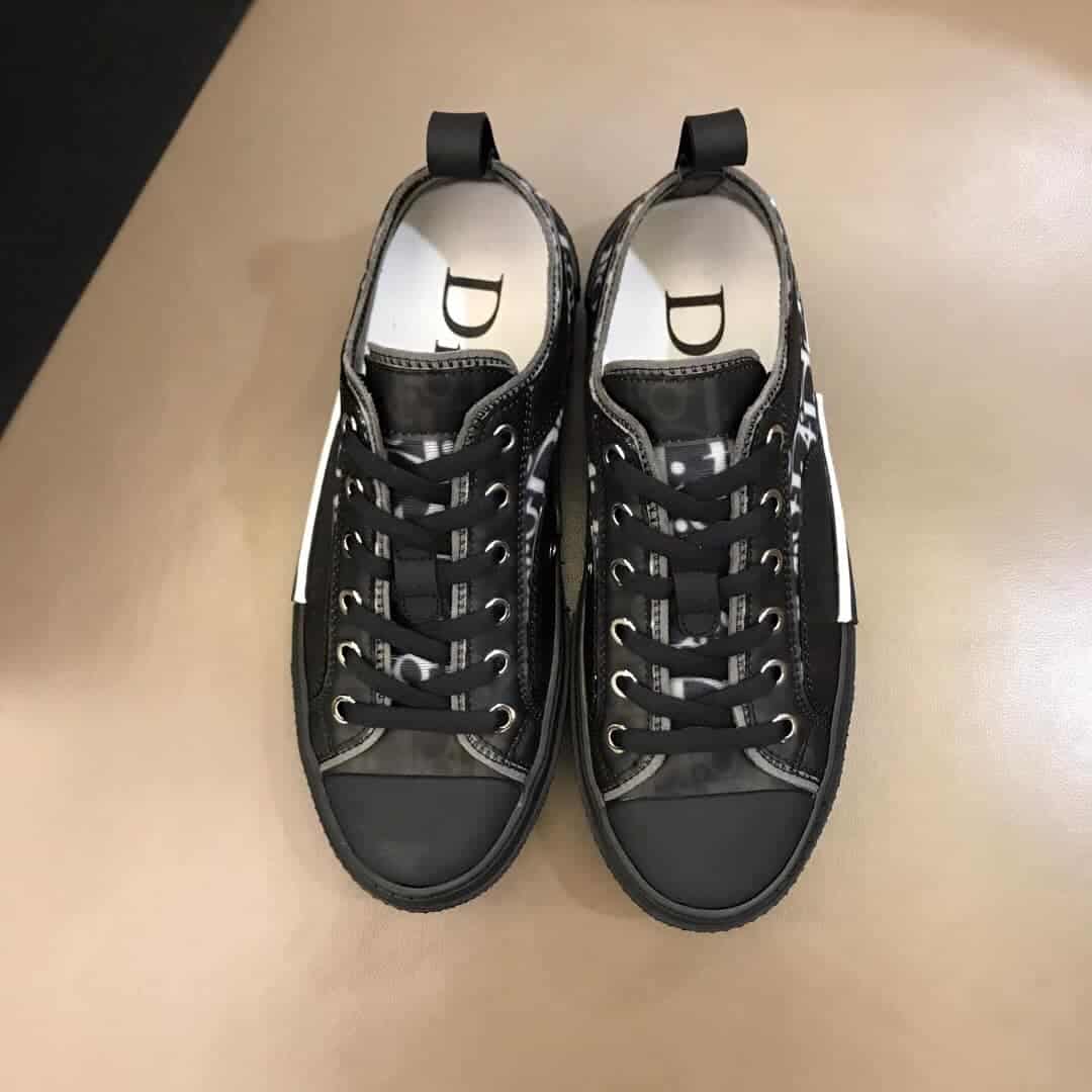 Dior B23 Low-Top Shoes - Black