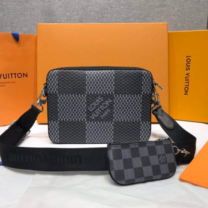 LV Trunk Sling Bag - Black