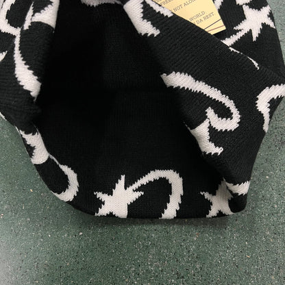 Crtez C-Starz Monogram Beanie - Black