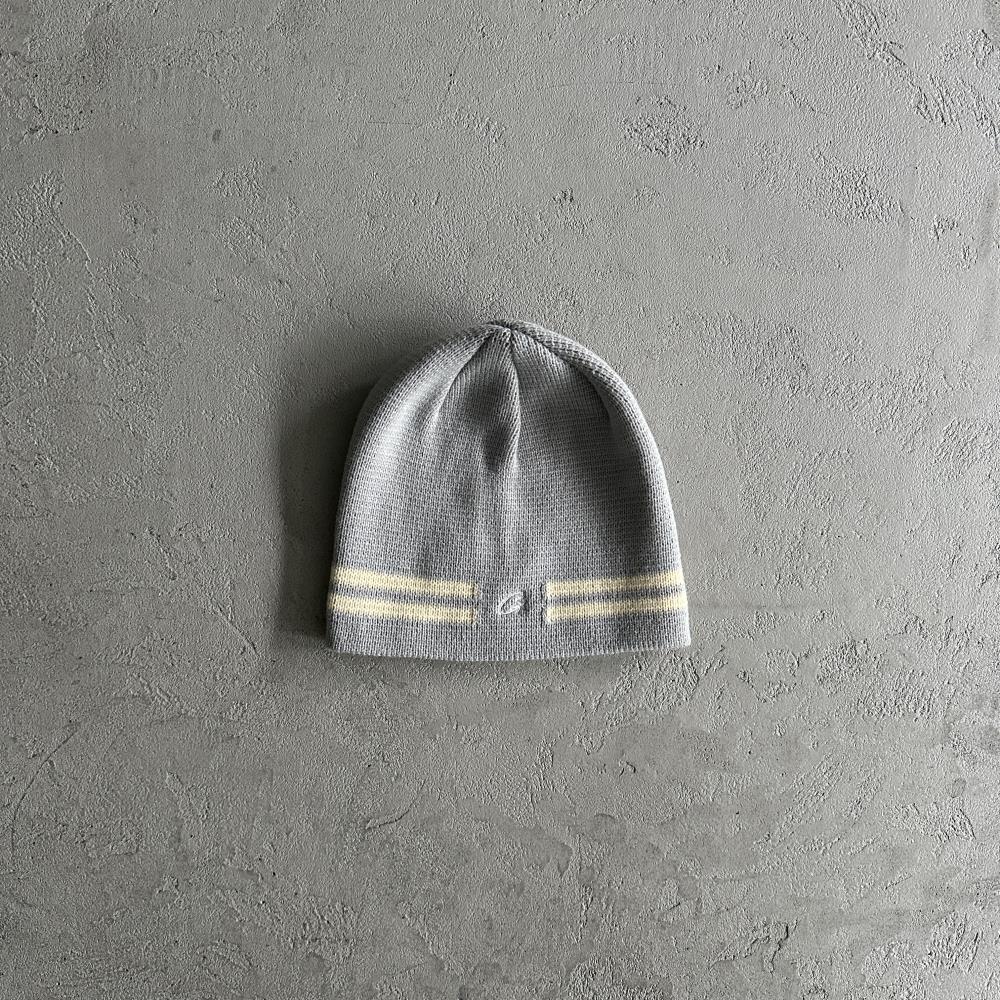Crtez Knit Stripe Banie - Grey