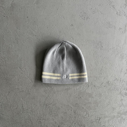 Crtez Knit Stripe Banie - Grey