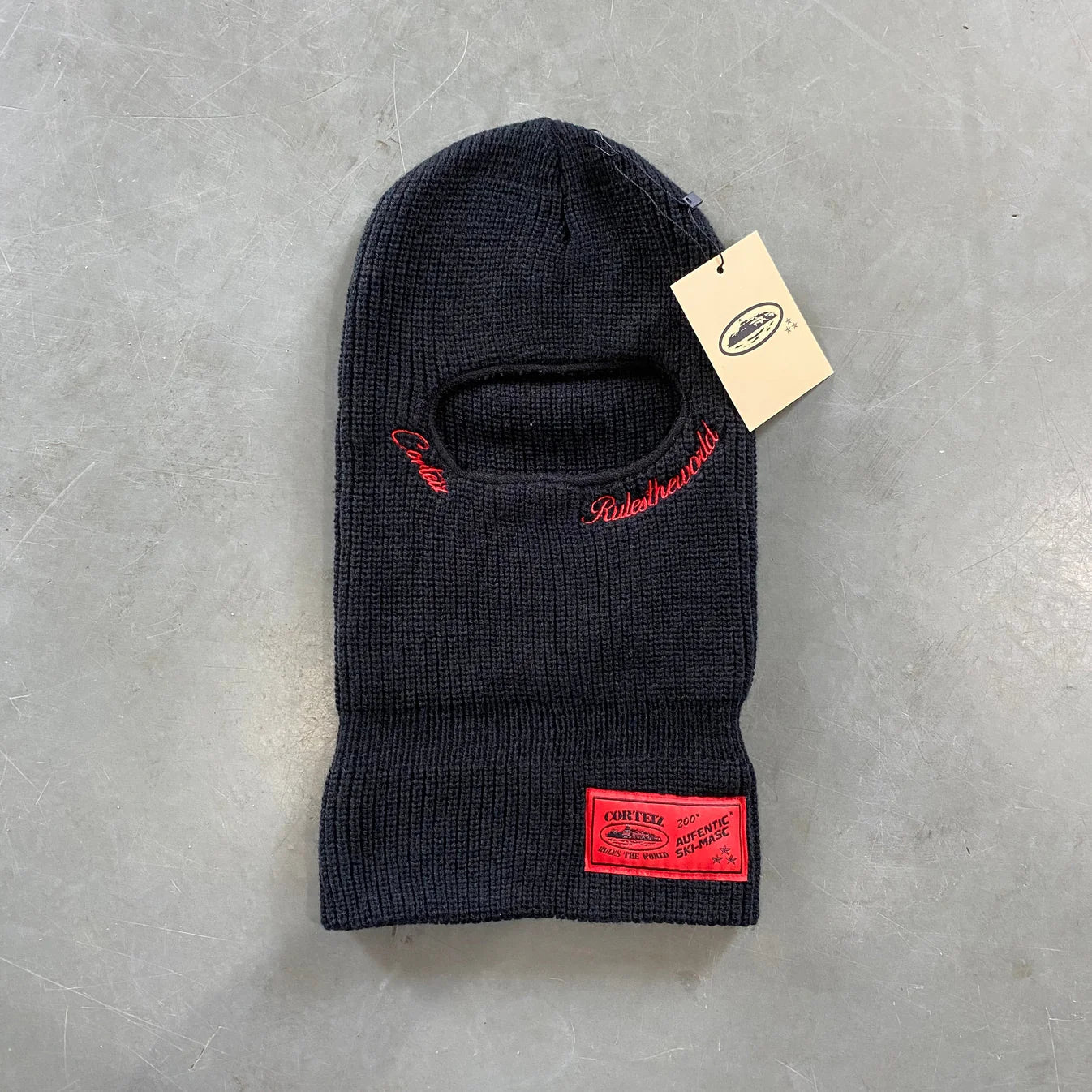 Crtez Balaclava Black/Red