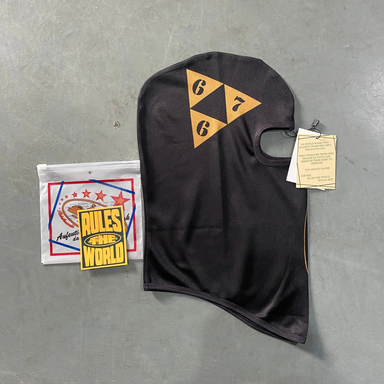 Crtez 667 Ski Mask - Yellow