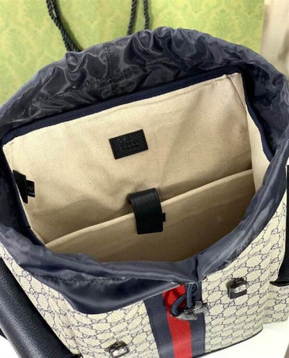 Gucci GG Ophidia Backpack - Beige