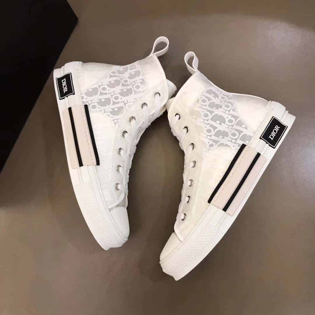 Dior B23 High-Top Shoes - White