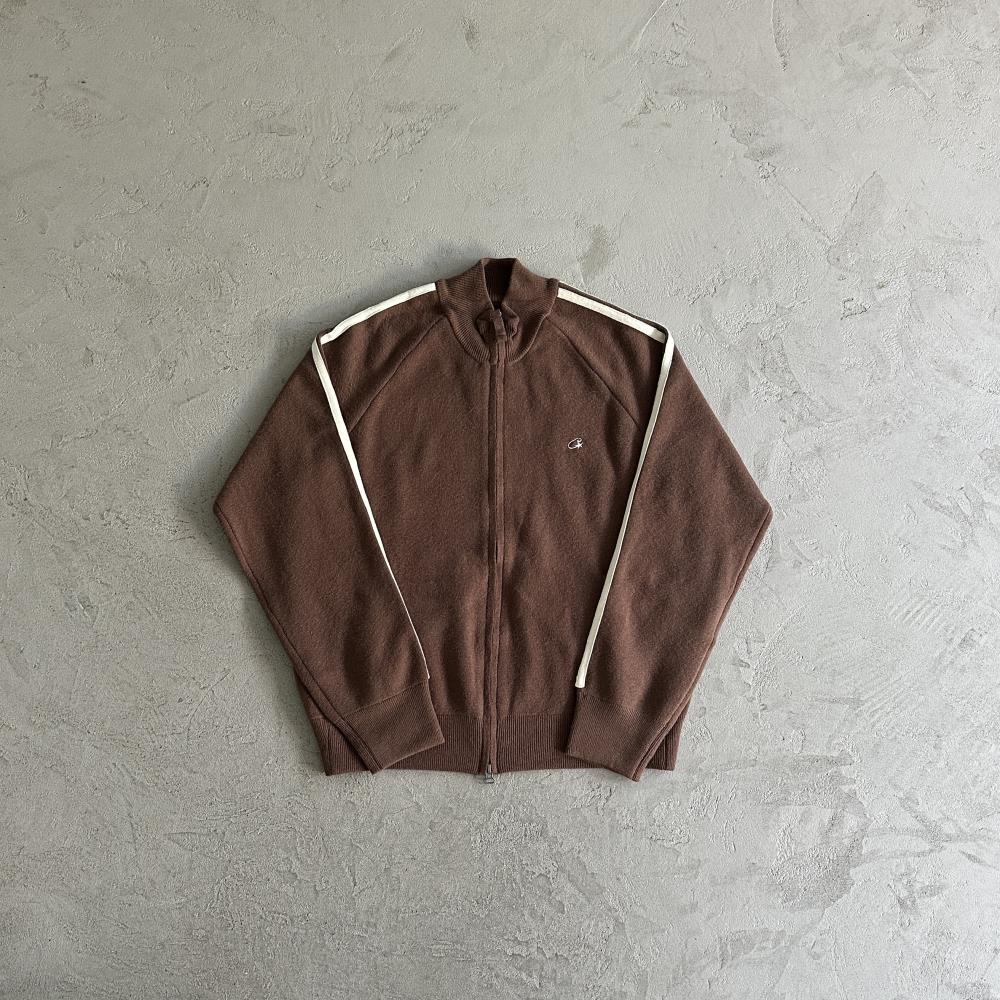 Crtez Knit Up Zip-Up Fleece - Brown