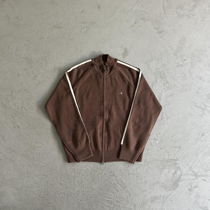Crtez Knit Up Zip-Up Fleece - Brown
