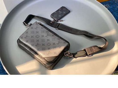LV Trio Messenger Bag - Black/Grey