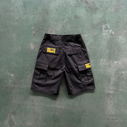 Crtez Cargo Shorts - Black/Black