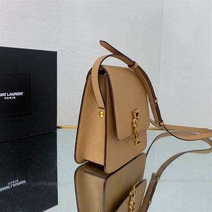 YSL Kaia North/South Satchel - Beige