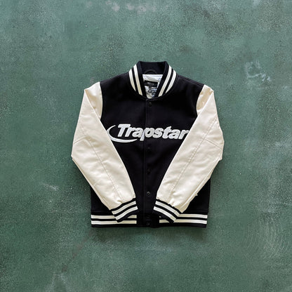 TS Hyperdrive Chenille Varsity Jacket - Black/White