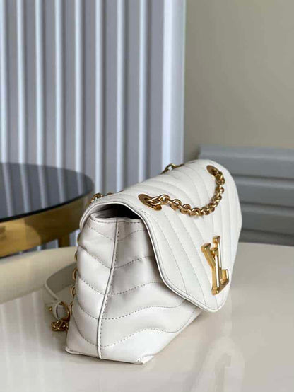 LV New Wave Chain Bag - White
