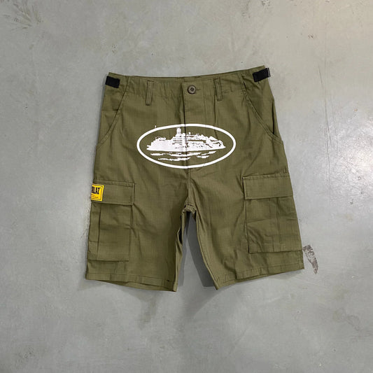 Crtez Mula Guerrillaz Shorts - Green