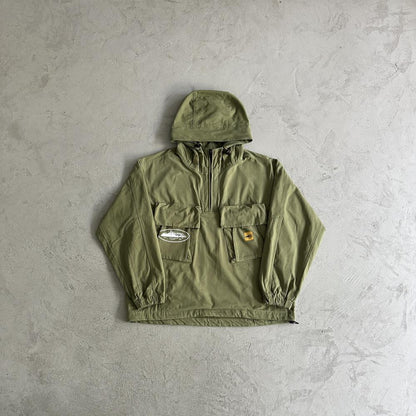 Crtez Slant Pocket Jacket - Military Green