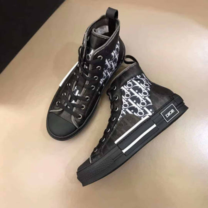 Dior B23 High-Top Shoes - Black