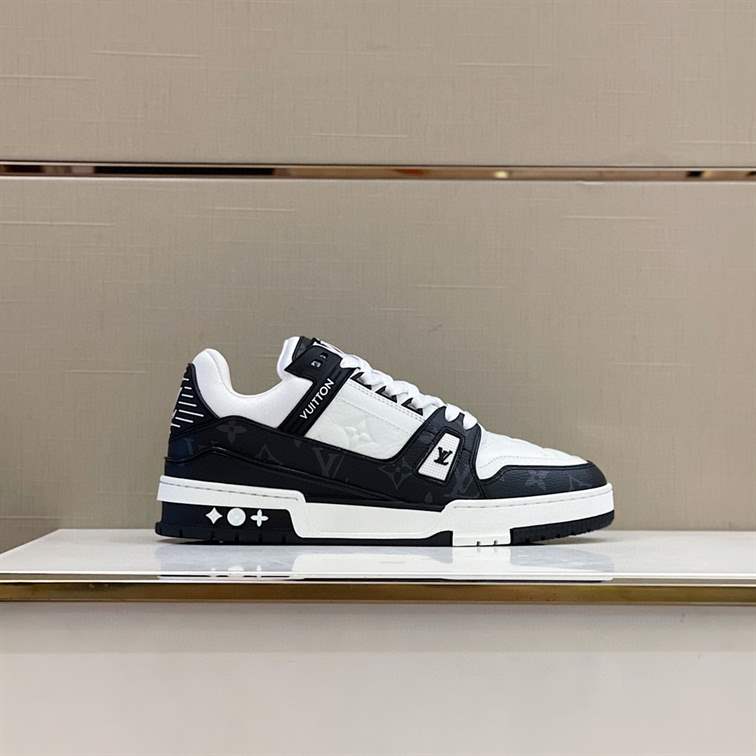 LV Trainer Sneakers - White/Black
