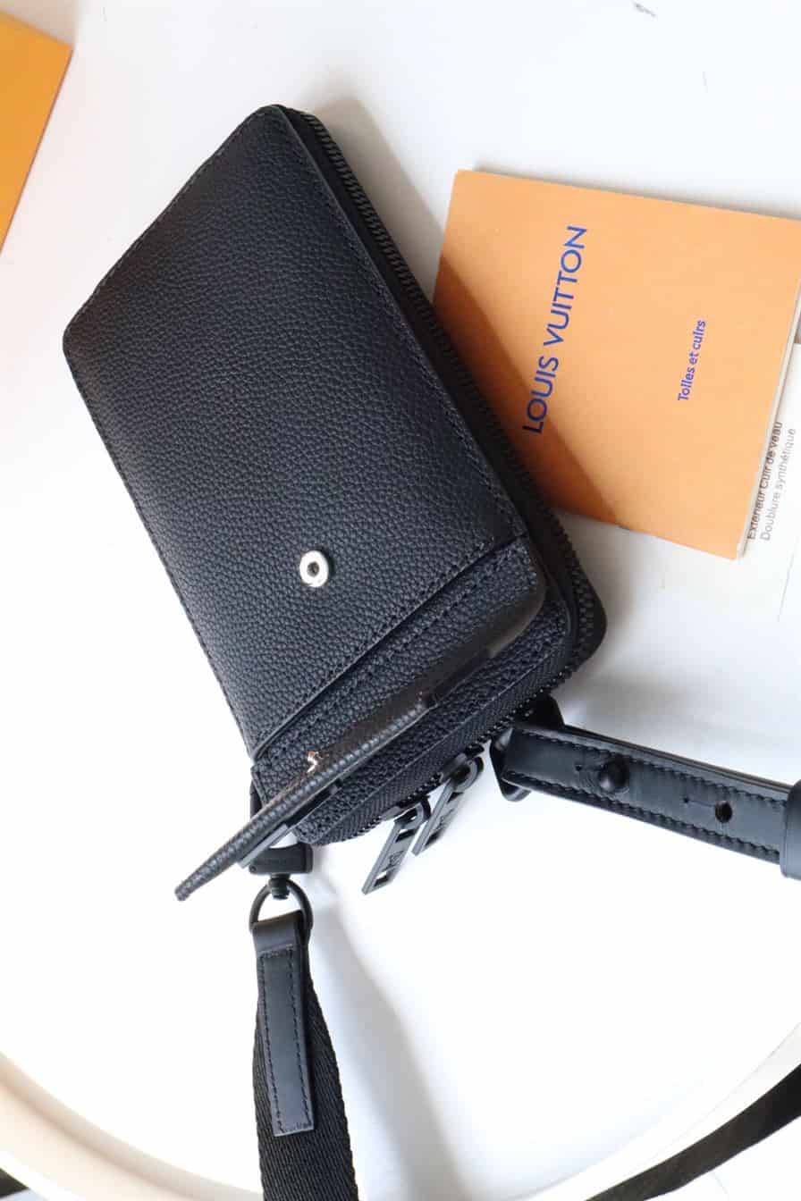 LV Phone Pouch - Black